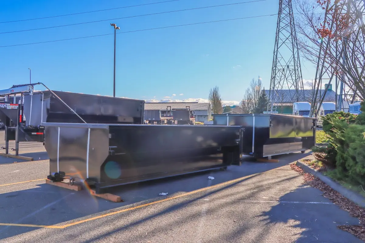 Professional dumpster rental and junk removal service in Hilton